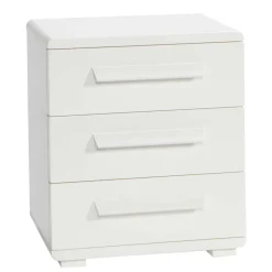 48x57x43 Weiße Nachtkommode aus Buche - Paniera