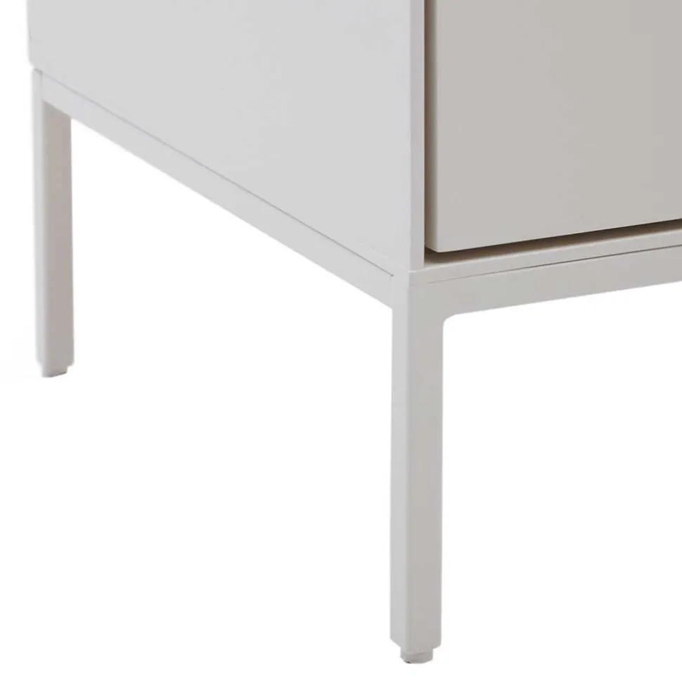 195x55x40 Weißes Lowboard modern - Dresconio