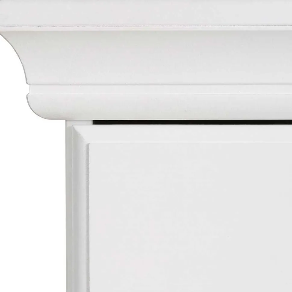 180x84x40 Weißes Sideboard - Landhaus modern - Akbelev