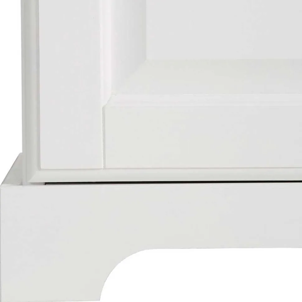 180x84x40 Weißes Sideboard - Landhaus modern - Akbelev