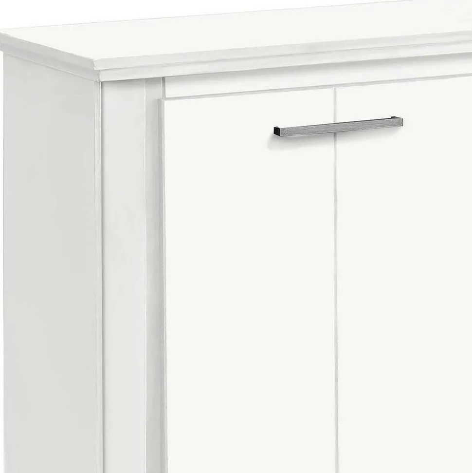 170x82x35 Weißes Sideboard auf Sockel - Enzetra