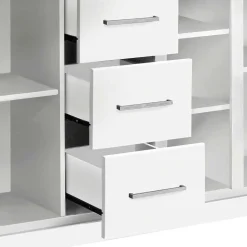 170x82x35 Weißes Sideboard auf Sockel - Enzetra