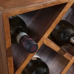 40x40x25 Weinregal aus Massivholz - Sharmota