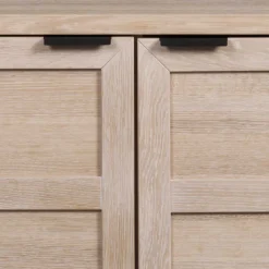 160x75x41 White Wash Kommode aus Eiche - Myras I