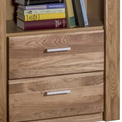 68x140x40 Wohnraum Regal aus Wildeiche - Maila