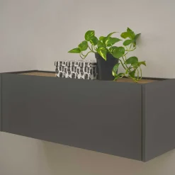 100x35x30 Wohnzimmer Hängeschrank mit Klappe - Ahilav