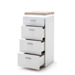 42x98x44 Wohnzimmer Hochkommode mit LED - Nusenia