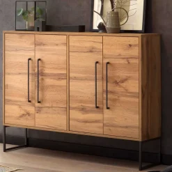112x94x33 Wohnzimmer Kommode mit vier Türen - Swurta