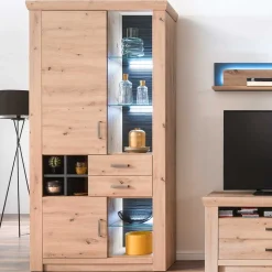 110x211x45 Wohnzimmer Schrank hochwertig - Wykina