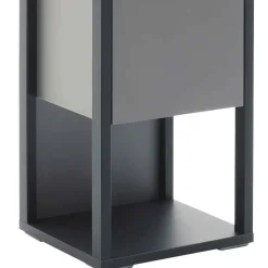 40x178x37 Wohnzimmer Schrank in Grau & Anthrazit - Ridona I