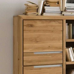 114x134x41 Wohnzimmer Schrank mit Regal Teil - Croconia