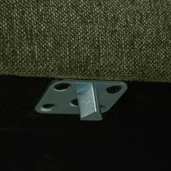 100x44x100 Wohnzimmerhocker in Dunkelgrün - Arraggo