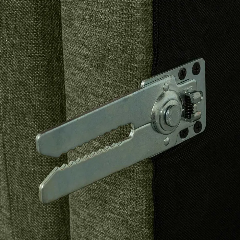 100x44x100 Wohnzimmerhocker in Dunkelgrün - Arraggo