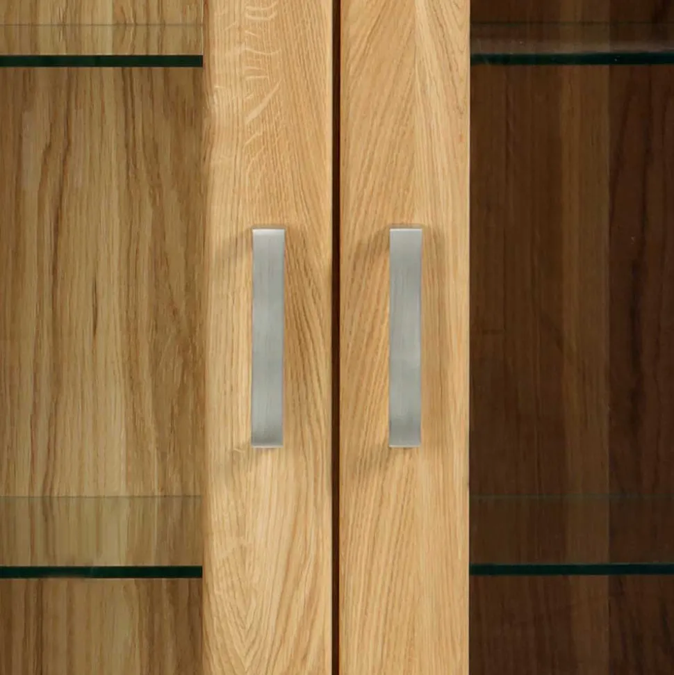 131x160x47 Wohnzimmerschrank mit Glastüren - Miarizia