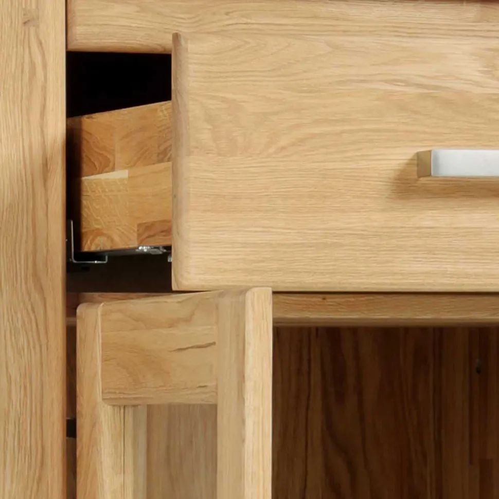 131x160x47 Wohnzimmerschrank mit Glastüren - Miarizia