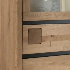 65x148x40 Wohnzimmerschrank mit Glastür - Embleys