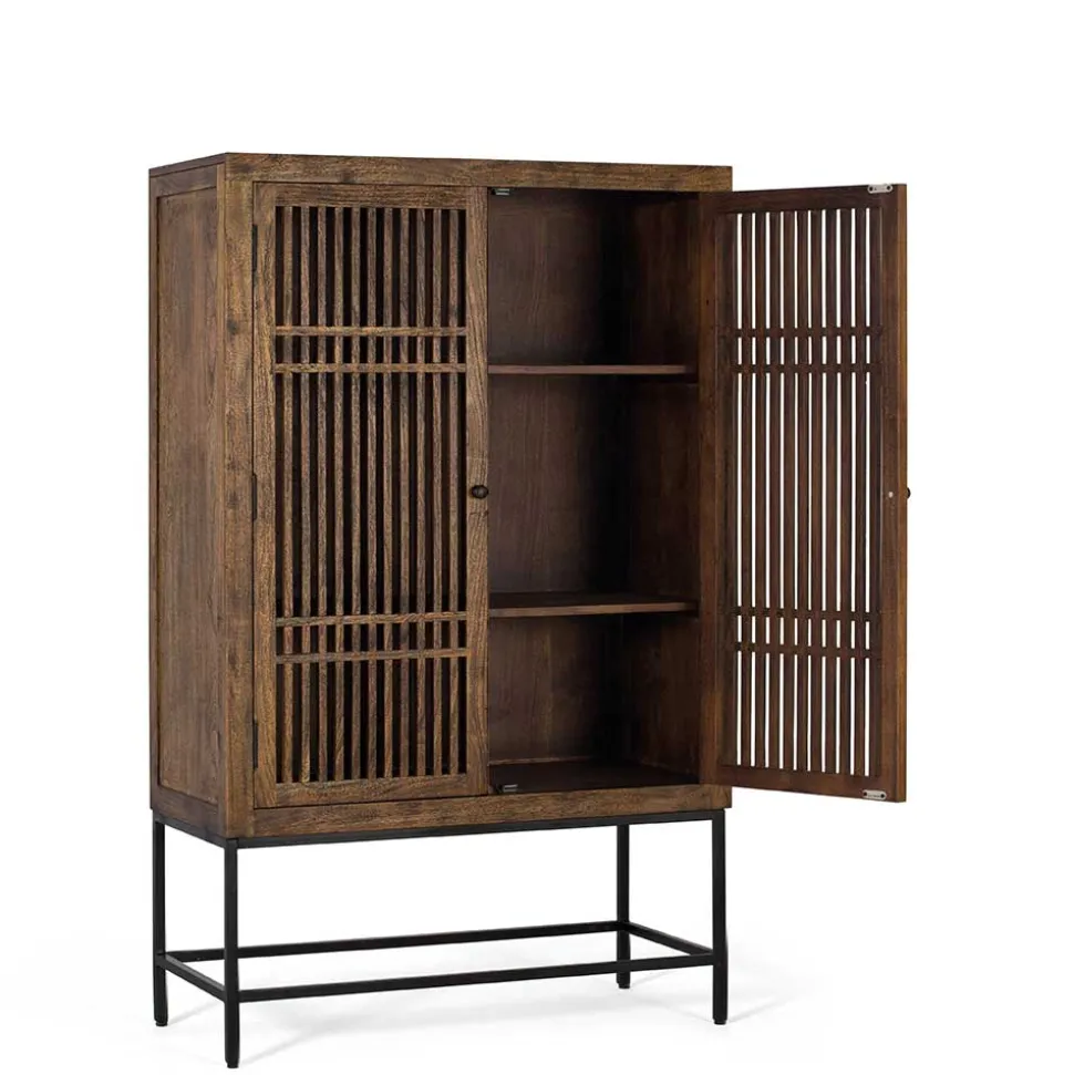 100x160x45 Wohnzimmerschrank mit zwei Türen - Charin