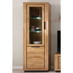 72x200x40 Wohnzimmervitrine teilmassiv - Vlacoma