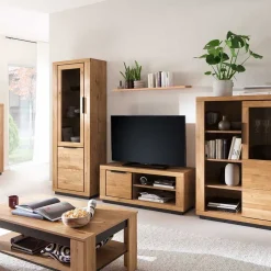 72x200x40 Wohnzimmervitrine teilmassiv - Vlacoma