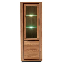 72x200x40 Wohnzimmervitrine teilmassiv - Vlacoma