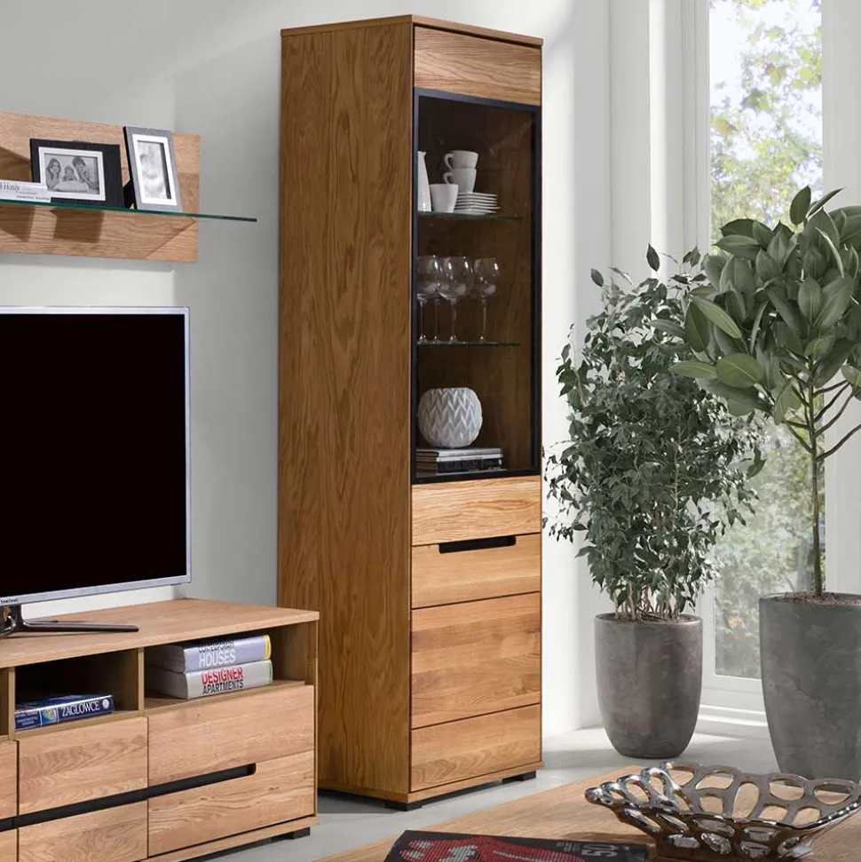 63x197x42 Wohnzimmervitrine 2-türig - Sennya