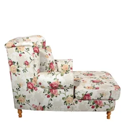 XXL Landhaus Sessel mit Rosen Muster - Gelvino