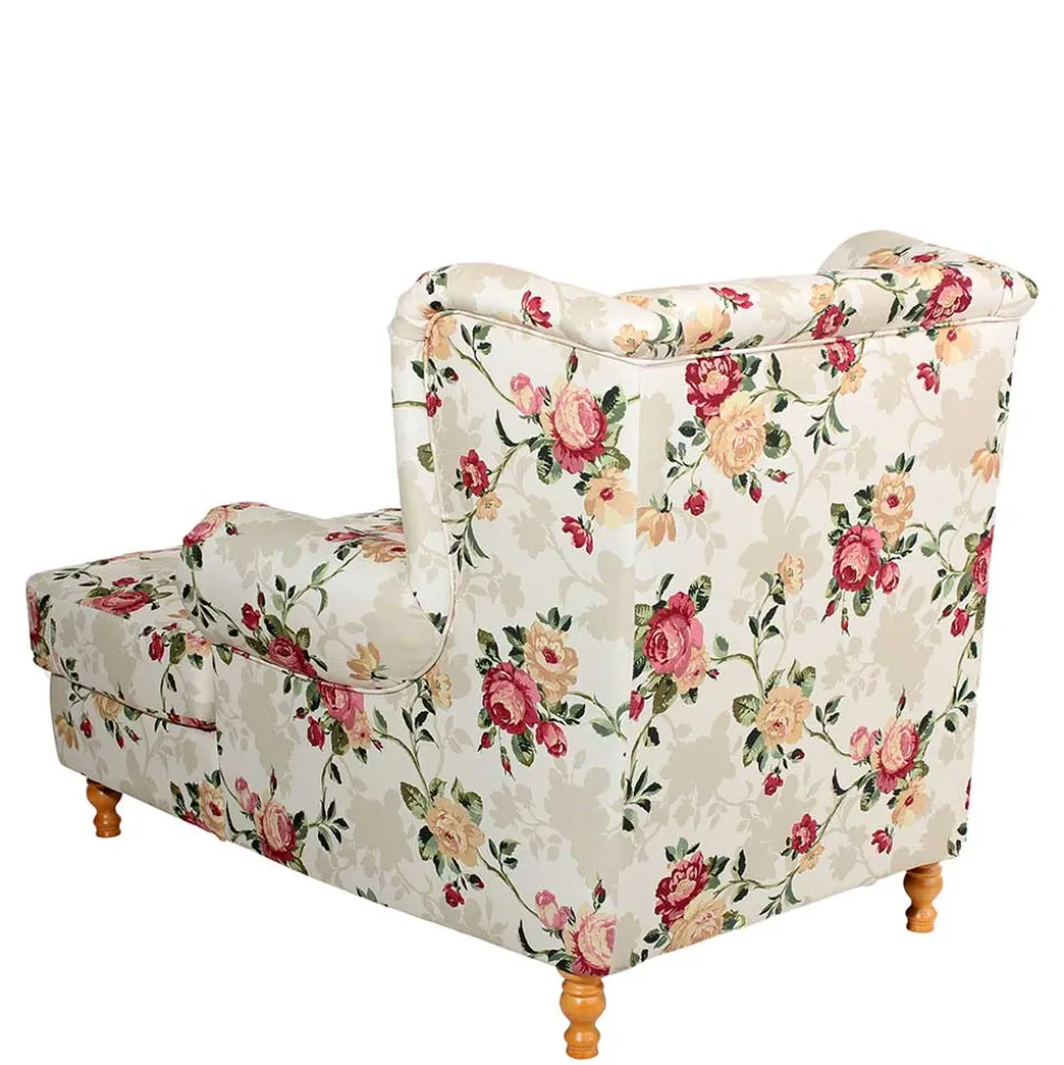 XXL Landhaus Sessel mit Rosen Muster - Gelvino
