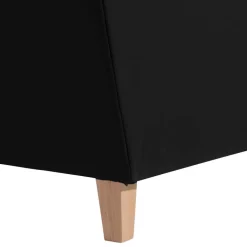 XXL Sessel in Schwarz und Buche - Presto