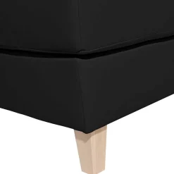 XXL Sessel in Schwarz und Buche - Presto