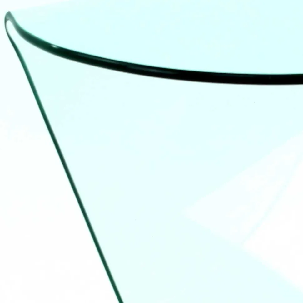 Z-Design Beistelltisch aus Sicherheitsglas - Melma