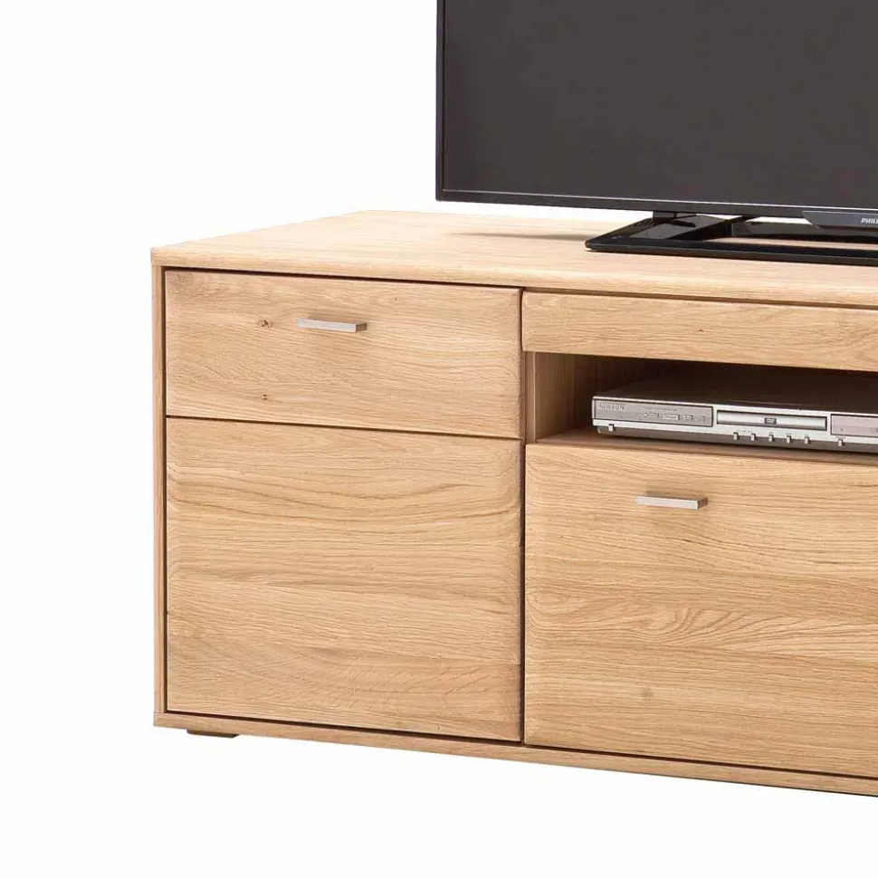 Zeitloses TV Element in Eiche Bianco - Vernella