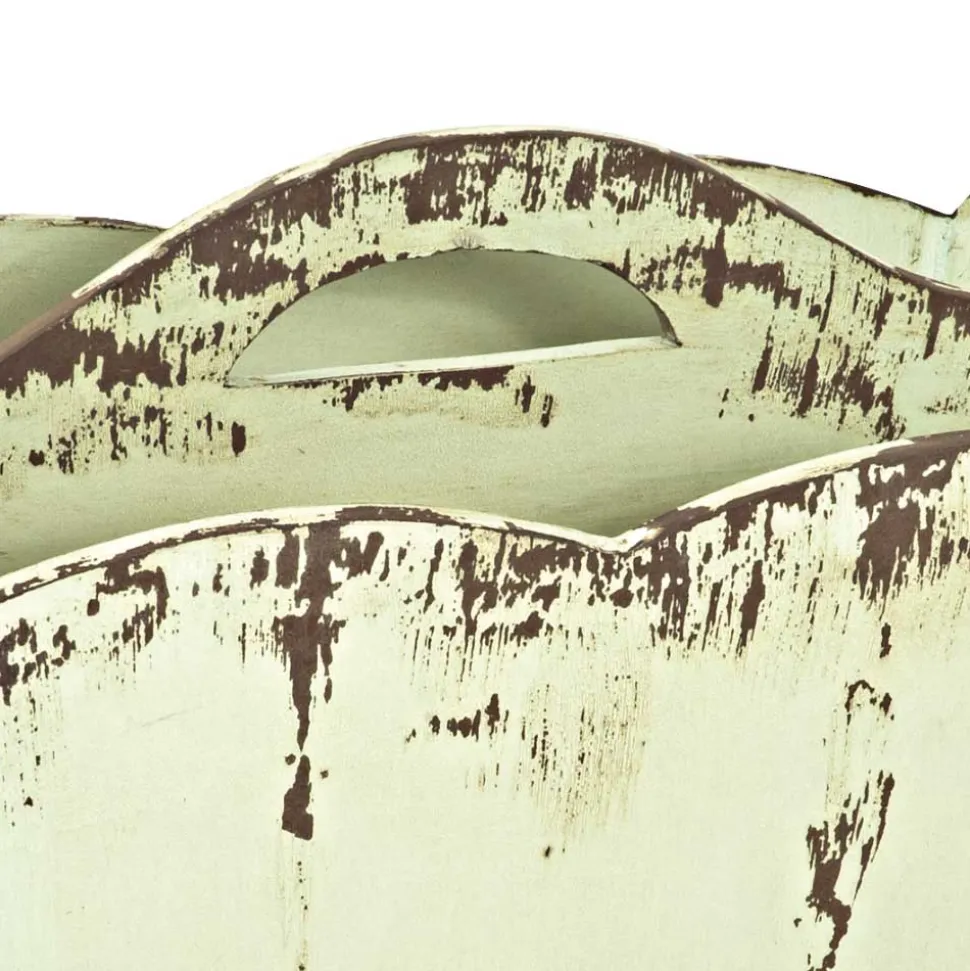 Zeitschriftenständer Keopado im Shabby Chic Look