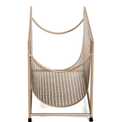 Zeitungsständer aus Stahl in Gold - Cinema