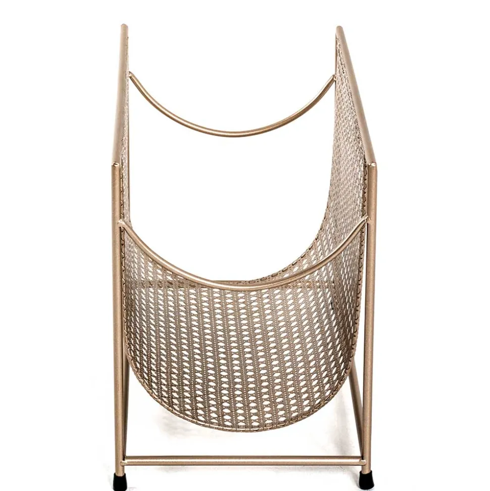 Zeitungsständer aus Stahl in Gold - Cinema