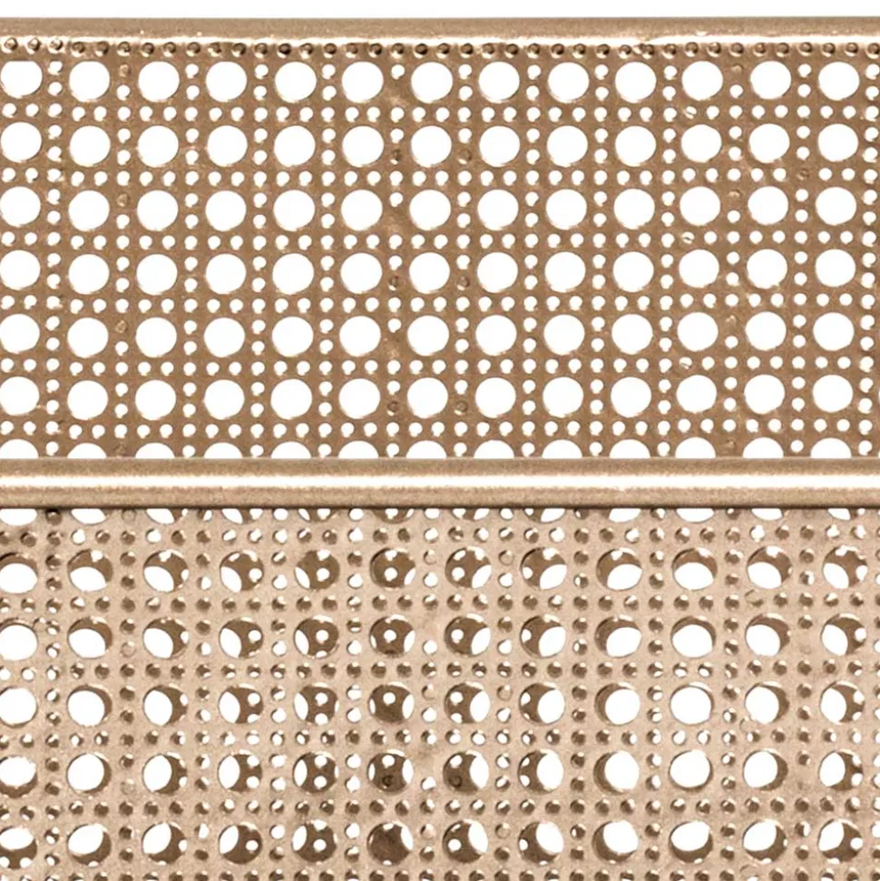 Zeitungsständer aus Stahl in Gold - Cinema