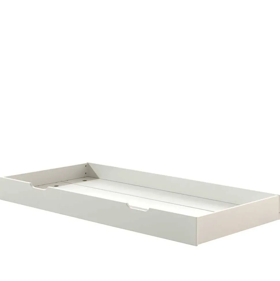 Zeltbett Kojenbett in Weiß & Kiefer - Mileno