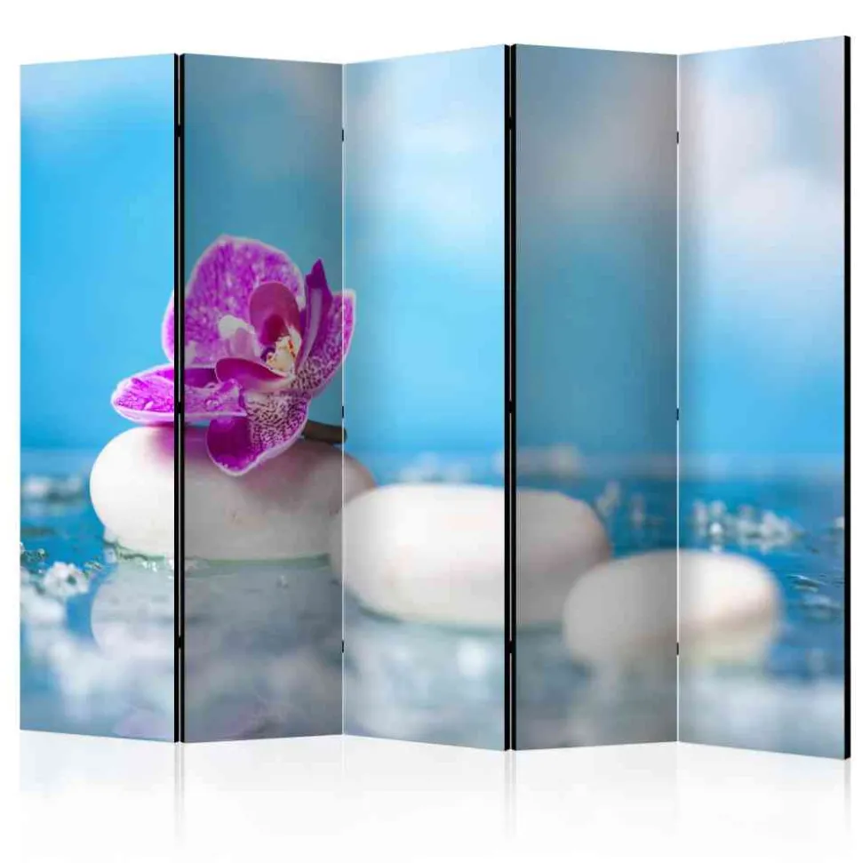 Zen Spa Trennwand in Pink & Weiß & Blau - Kantaras