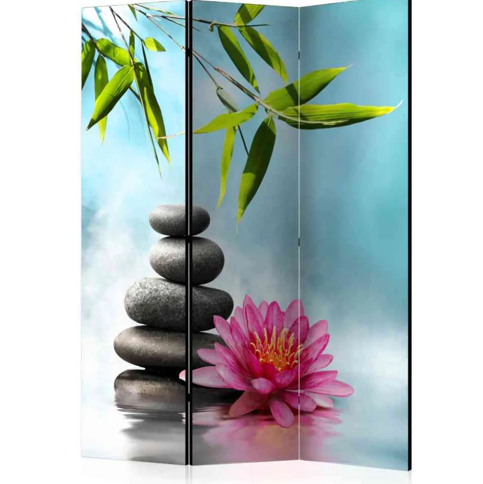 Zen Style Paravent Seerose in Pink - Adios