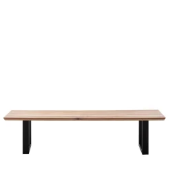 Zerreiche Esstischbank mit Schweizer Kante - Osla