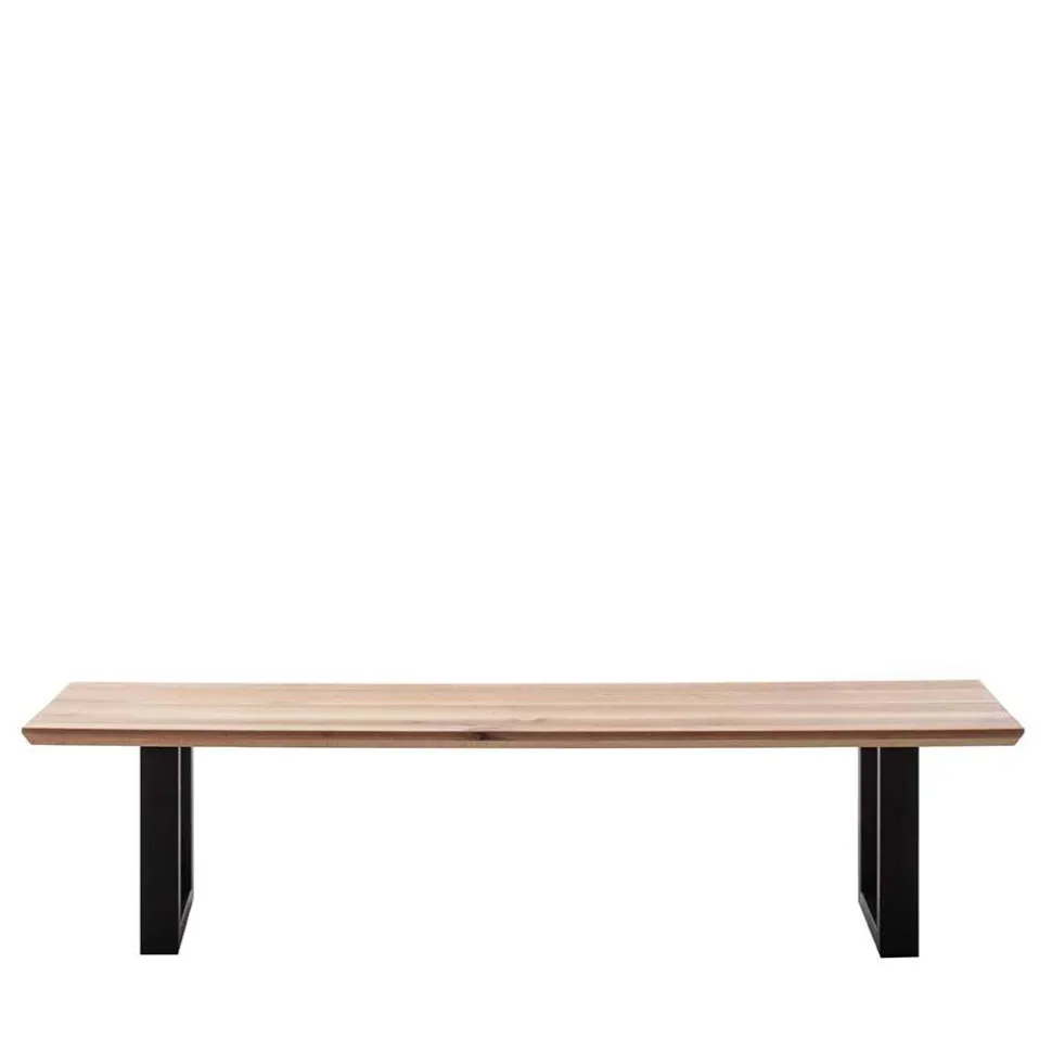 Zerreiche Esstischbank mit Schweizer Kante - Osla