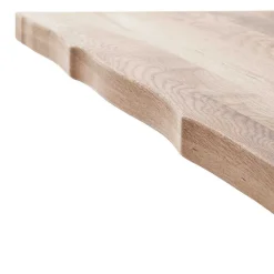 Zerreiche Esszimmerbank mit Baumkanten - Lagon