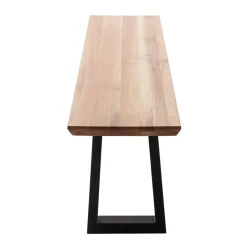 Zerreiche Esszimmerbank mit Schweizer Kante - Cannes