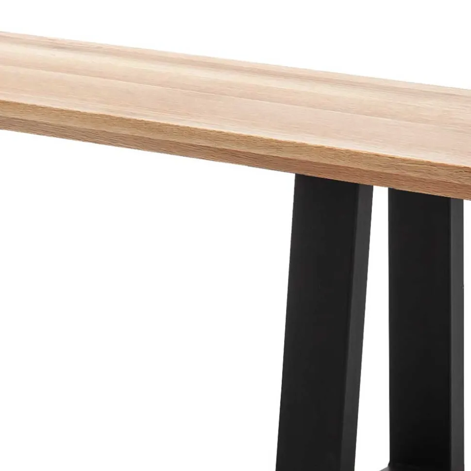 Zerreiche Esszimmerbank mit Schweizer Kante - Cannes