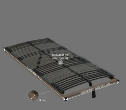 7-Zonen-Lattenrost unverstellbar - Redonde