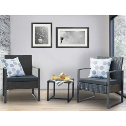 Zwei Gartensessel & Beistelltisch - Laki (dreiteilig)