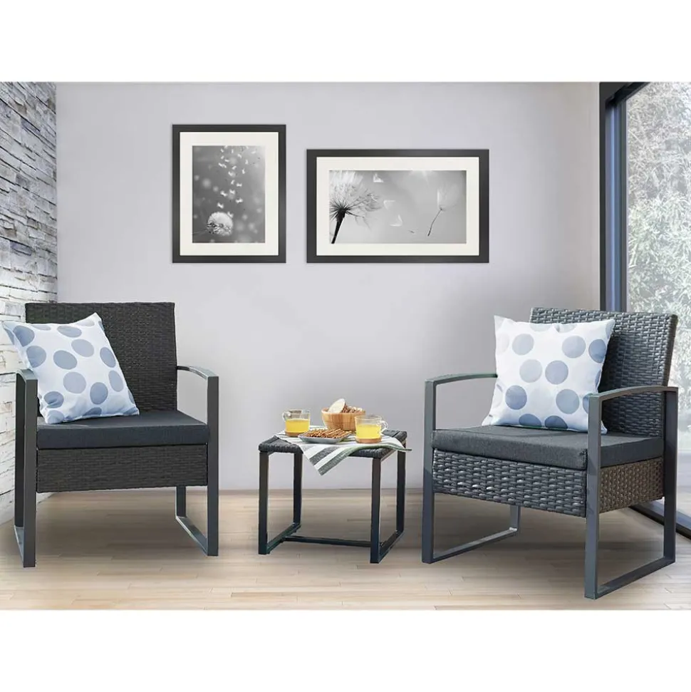 Zwei Gartensessel & Beistelltisch - Laki (dreiteilig)