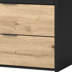 Zweifarbige Kommode in Holzoptik - Ortasta