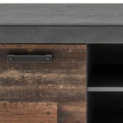 Zweifarbige TV Wohnwand Kombi - Timuras (dreiteilig)