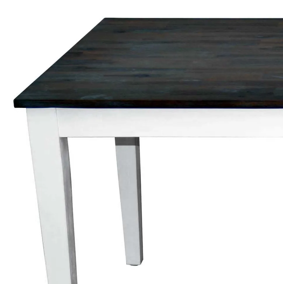 Zweifarbiger Essenstisch Cirimia im Landhaus Stil