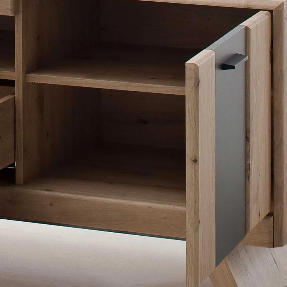 Zweifarbiger TV Unterschrank 159x65x51cm - Larinca